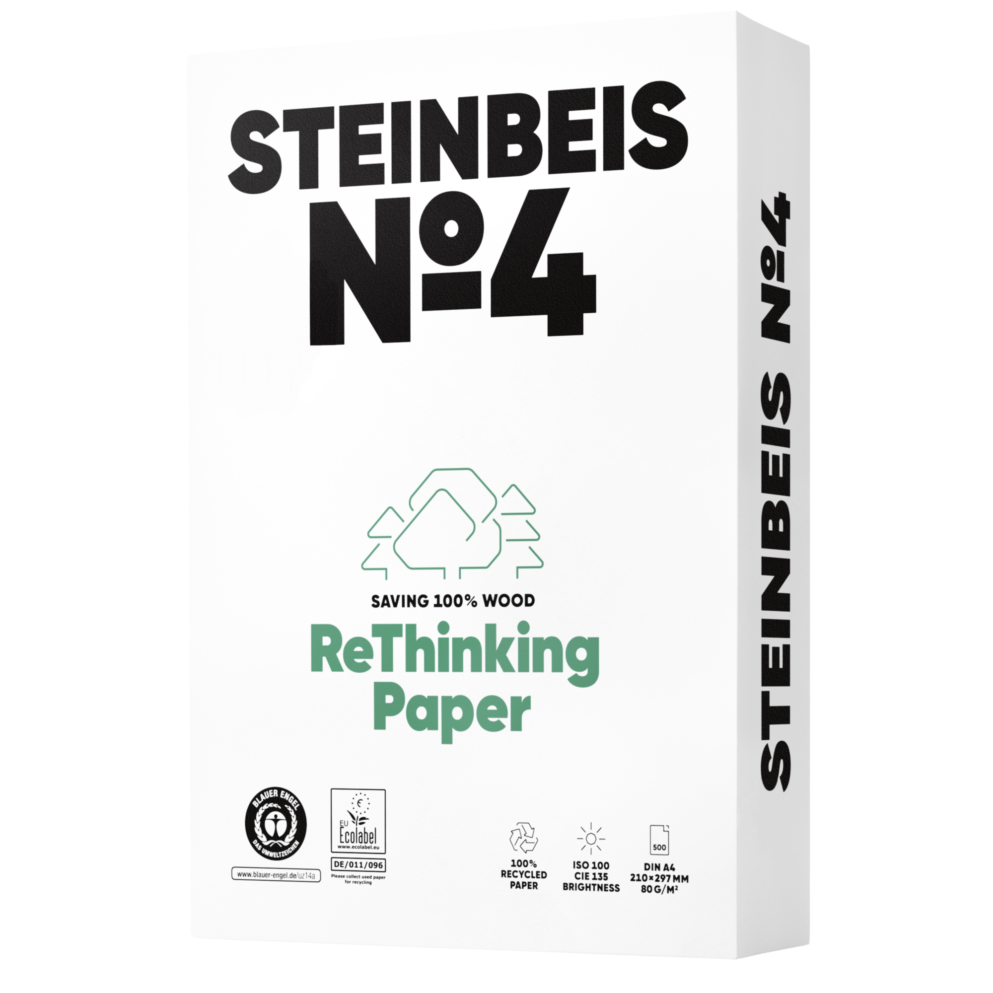 Steinbeis Kopierpapier No. 4 Evolution White 500 Bl./Pack.