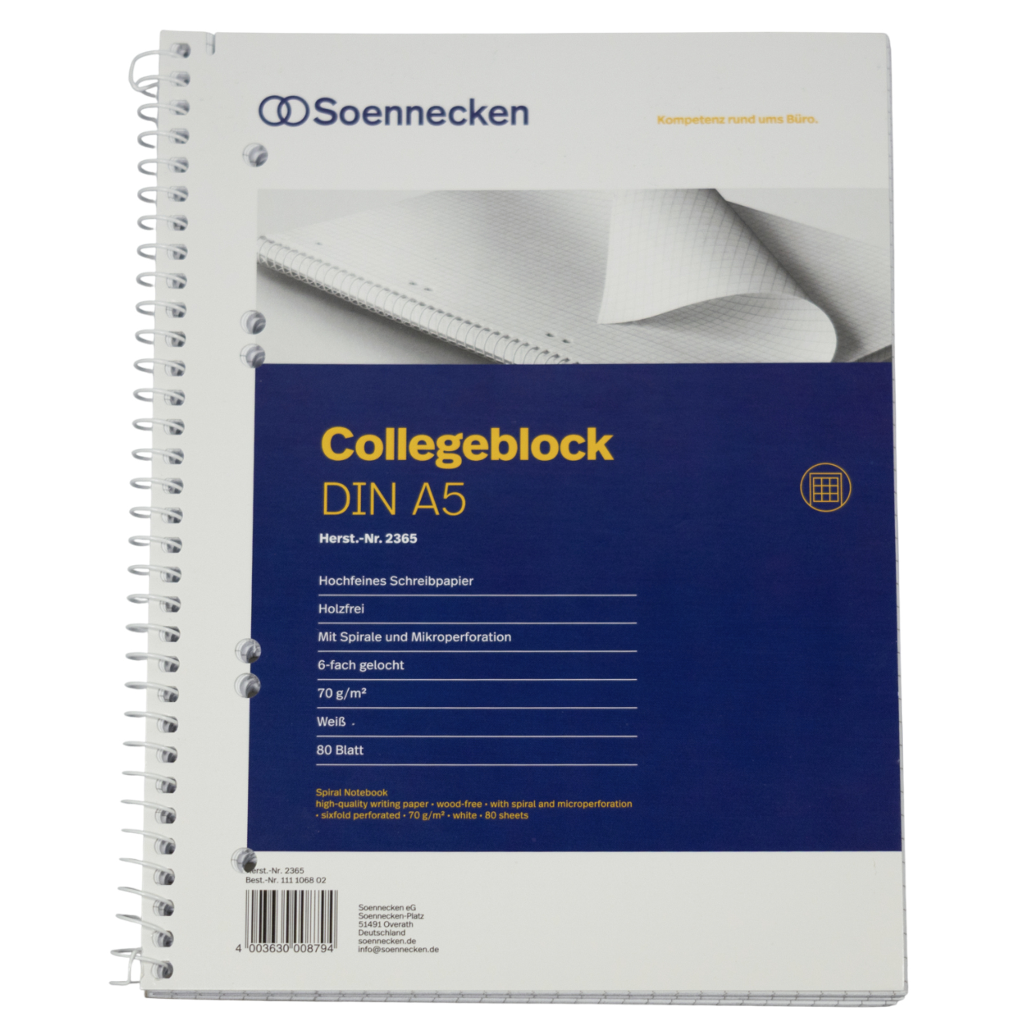 Soennecken Collegeblock DIN A5