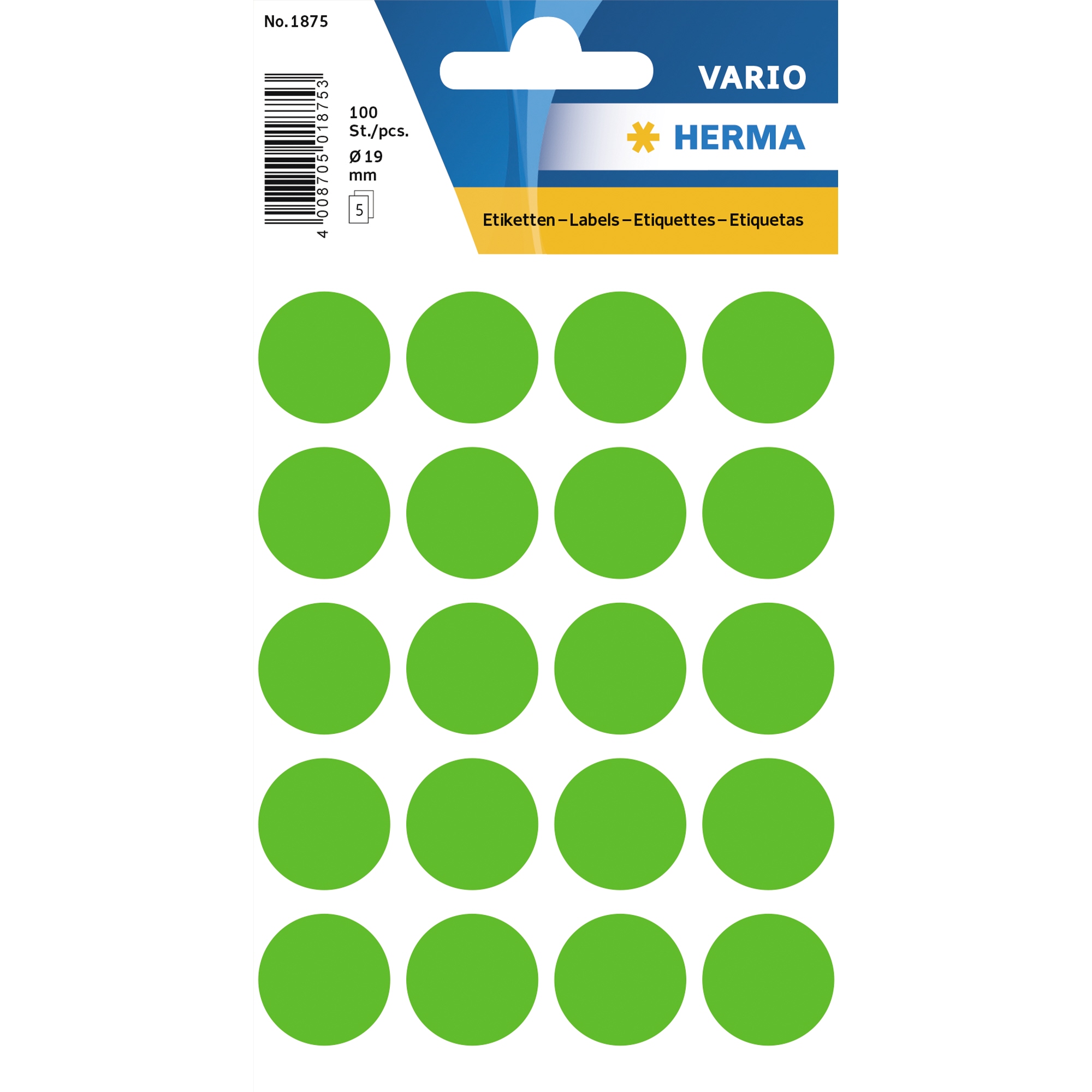 HERMA Markierungspunkt VARIO 19 mm