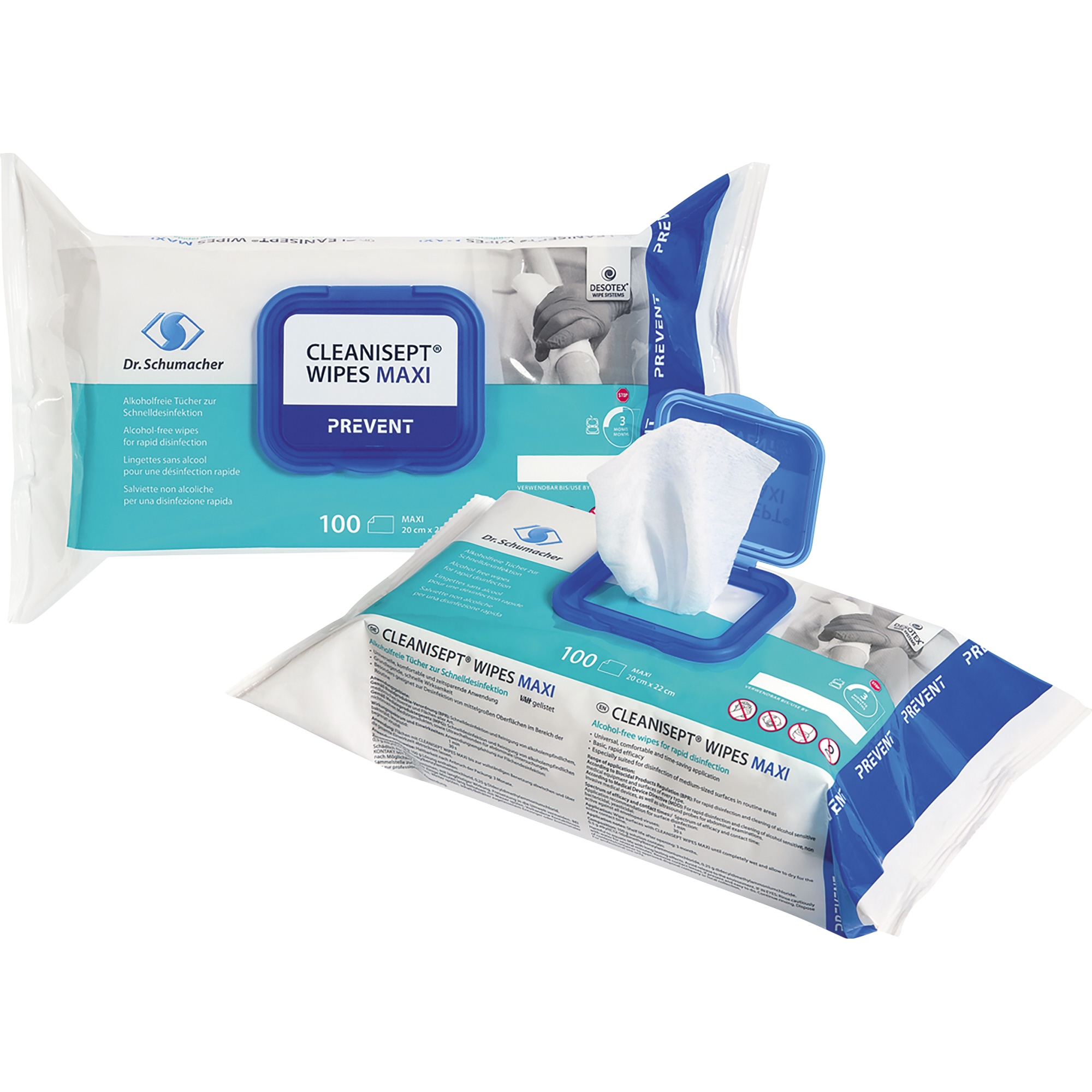 Cleanisept Desinfektionstuch Maxi für Medizinprodukte