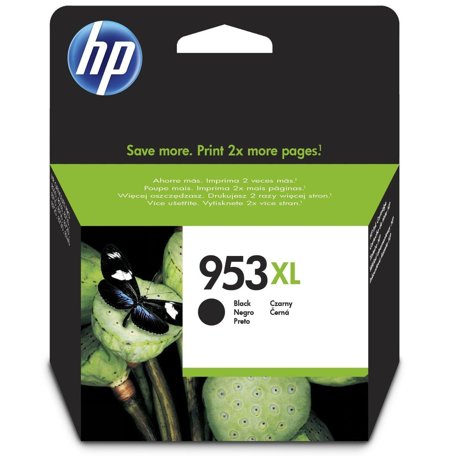 Original HP Tinte Nr. 953 XL Schwarz L0S70AE 42.5 ml ca. 2000 Seiten