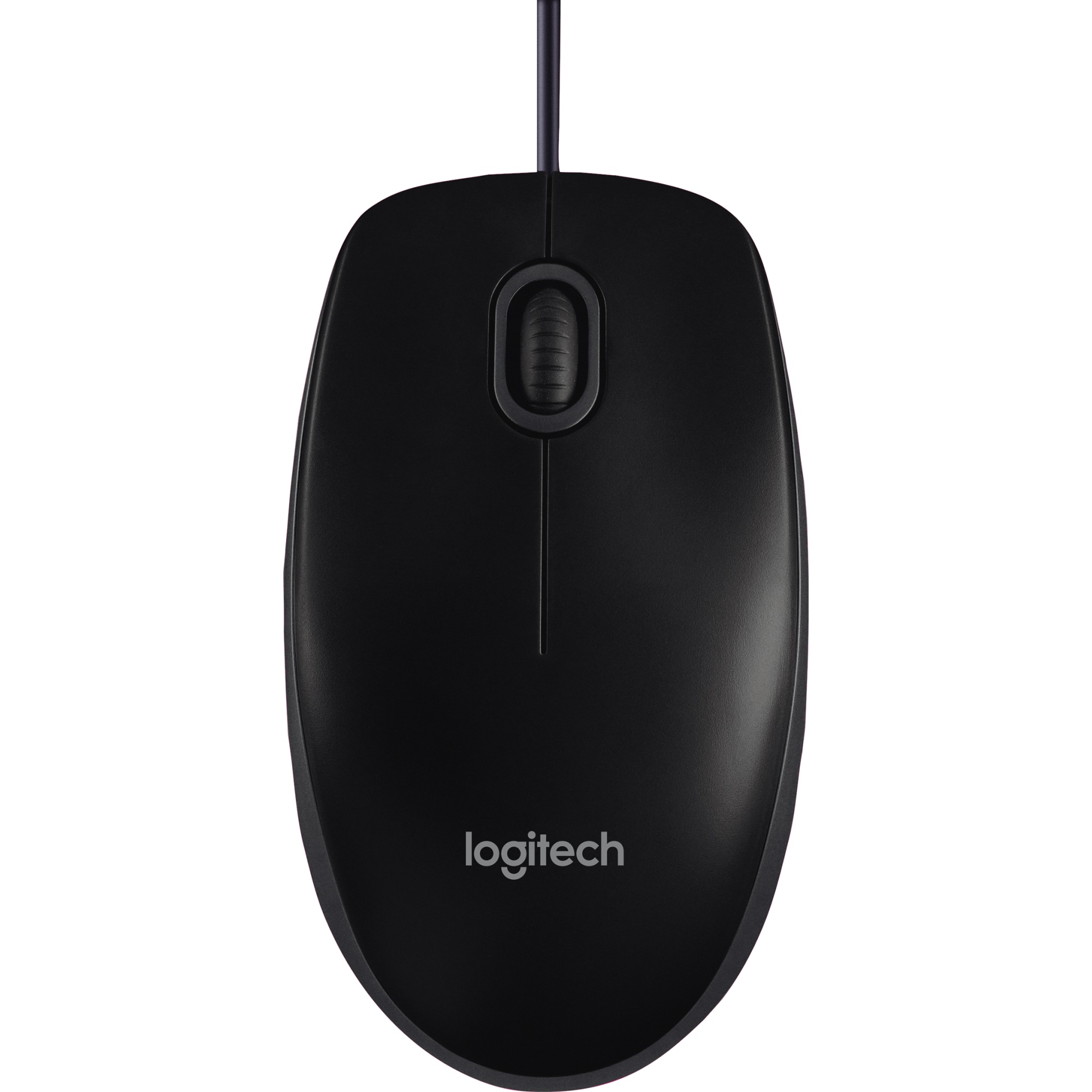 LOGITECH Optical Maus B 100 optisch 3 Tasten kabelgebunden Kabellänge 1,8m