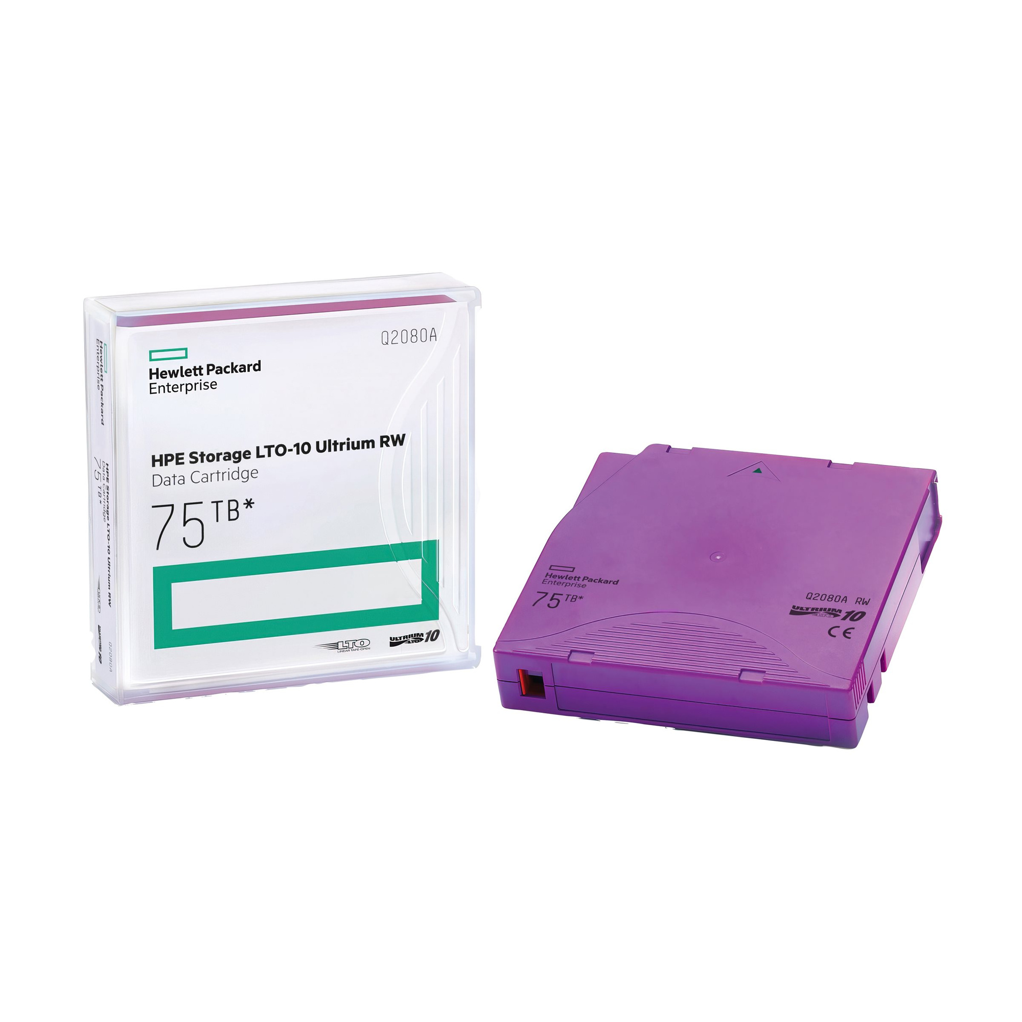 Original HP Ultrium/LTO Band 10,  30TB (Nativ) /75TB (komprimiert) unetikettiert